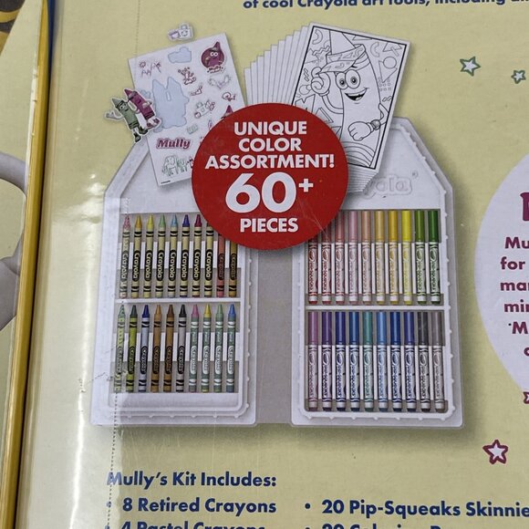 Crayola Limited Edition Collection Art Set Mully/Dan D 60+ Pcs New Coloring Kit - Picture 9 of 11